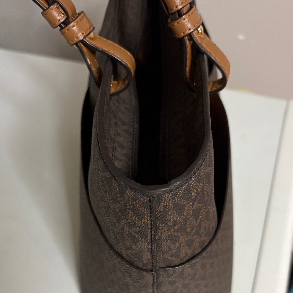 Michael Kors Signature Brown Tote - Picture 3 of 13